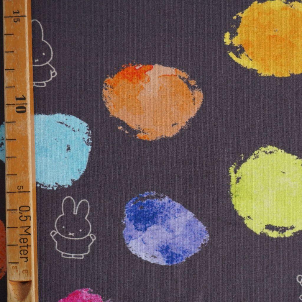 Baumwolljersey Miffy Nijntje bunte Bälle